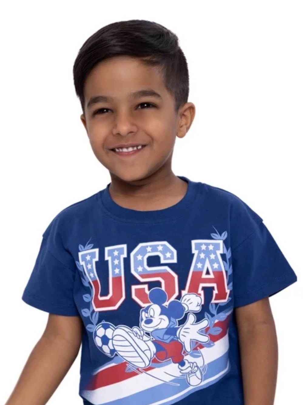 ⚽️ Disney Mickey Mouse Soccer Americana Crewneck USA Graphic Tee 🇺🇸
